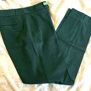 Banana Republic Green Sloan Ankle Pant - Size 2 Short